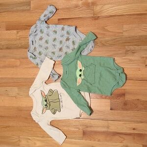 Lot of 3 Star Wars Onesies
